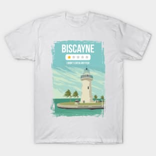 Biscayne Funny One Star Review National Park Travel Poster Florida T-Shirt